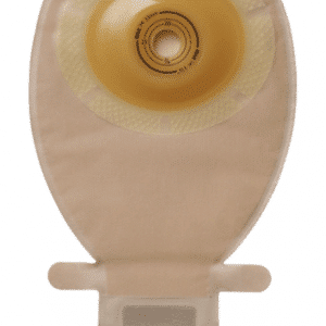 Coloplast 15606 | SenSura Convex Light 1-Piece Drainable Pouch | Cut-to-Fit 15mm - 43mm | Transparent | Box of 10