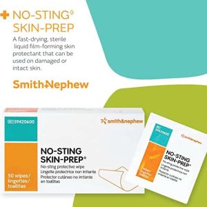 Smith & Nephew 59420600 | No Sting Skin-Prep Protective Wipes | Box of 50