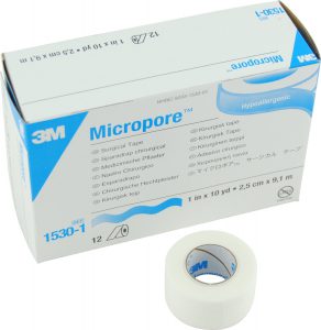 3M 1530-1 | Micropore Surgical Tape | 1" x 10 Yards | 1 Item
