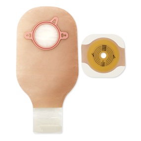 Hollister 19056 | New Image 2-Piece Drainable Ostomy Kit | Coupling Yellow Cut-to-Fit up to 89mm | Box of 5