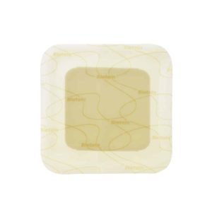 Coloplast 3420 | Biatain® Adhesive Foam Dressing | 5" x 5" Circle Pad | Box of 10