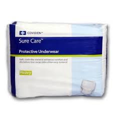 KND 1225 | Sure Care Super Protective Underwear | X-Large 48" - 66" | Bag of 12