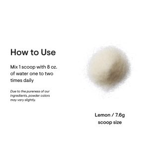 Thorne Amino Complex - Lemon How to use