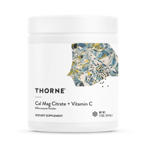Thorne Cal-Mag Citrate + Vitamin C _ Bone & Joint _ M222 _ 40 Scoops