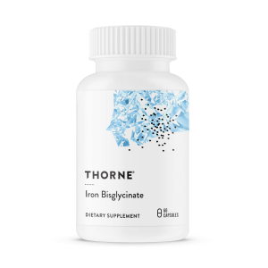 Thorne Iron Bisglycinate | Red Blood Cell Support | M226 | 60 Capsules
