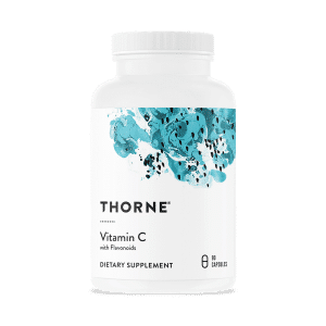 Thorne Vitamin C with Flavonoids | Immune, Skin, Hair & Nails | C154 | 180 Capsules