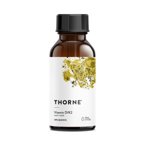 Thorne Vitamin D/K2 Liquid | Bone/Joint & Heart | ZKD500 | 30ml