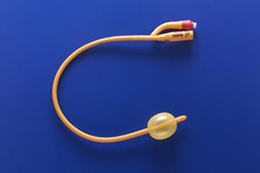RUS 18073012 | Gold Silicone Coated Foley Catheter | 12 Fr | IG | USA