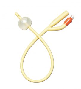Medline DYND11756H | Silicone-Elastomer Coated Latex Foley Catheter | 16 Fr | 10ml Balloon | 1 Item