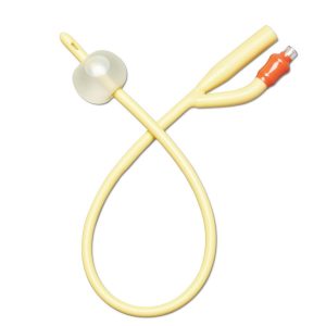 Medline DYND11756H | Silicone-Elastomer Coated Latex Foley Catheter | 16 Fr | 10ml Balloon | 1 Item
