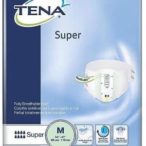 Tena Super Briefs | Medium 34" - 47" | 67401 | Bag of 28