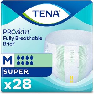 Tena ProSkin Super Briefs | Medium 34" - 47" | 67401 | Bag of 28