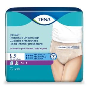 TENA Protective Underwear for Women | XL | 73040 | 14 per Bag (Not sold in USA)