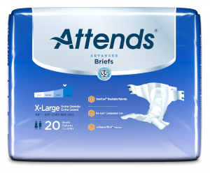 Attends Advanced Briefs | X-Large 58" - 63" | DDC40 | Bag of 20