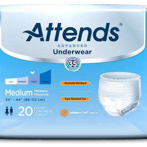 Attends Advanced Underwear - Classic Fit | Medium 34" - 44" | APP0720 | Bag of 20