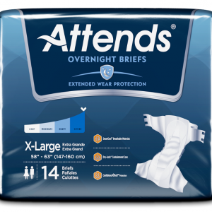 Attends Briefs w/ Overnight Protection | X-Large 58" - 63" | DDEW40 | Bag of 14