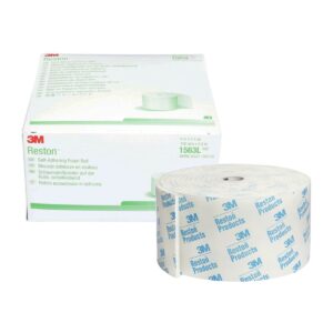 3M 1563L | Reston Self-Adhering Orthopedic Foam Dressing Pad | 4" x 196" | 1 Item