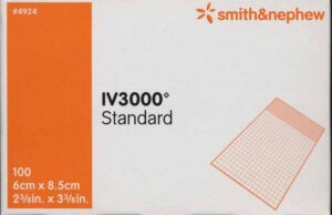 Smith & Nephew 4925 | V3000 Transparent Adhesive Film Dressing | 4cm x 5.5cm | 1 Item Smith & Nephew 4925 | V3000 Transparent Adhesive Film Dressing | 4cm x 5.5cm | 1 Item