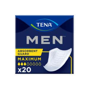 Tena 50600 | Men Protective Maximum Guards | 1 Bag of 20