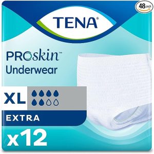 Tena ProSkin Extra Underwear | X-Large 55" - 66" | 72425 | Bag of 12