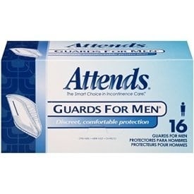 Attends Guards for Men | 12.5" x 5.9" | MG0400 | Bag of 16