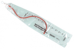 Bard 4A7044 | Touchless® Plus Red Rubber Unisex Intermittent Catheter Kit | 14Fr | Coude Tip | 1 Item