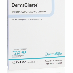 DermaRite DermaGinate Calcium Alginate Dressing | 4.25" x 4.25" | 00270E | 1 Item