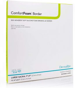 DMR 43990 | ComfortFoam Sacral Border Self-Adherent Silicone Dressing