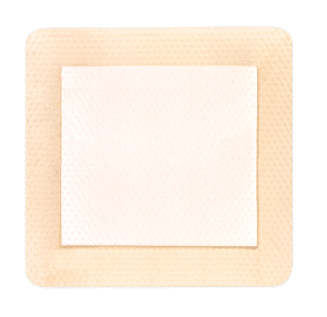 DermaRite ComfortFoam/Ag Border Dressing | 2" x 2" | 48220 | 1 Item