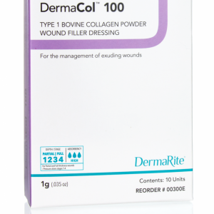 DermaRite DermaCol 100 Type 1 Bovine Collagen Powder Wound Filler Dressing | 00300E | 1 Item