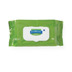Medline MSC263954 | FitRight Personal Cleansing Wipes | IG | USA