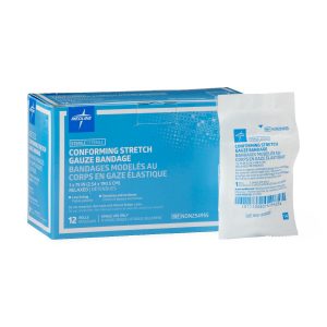 Medline NON254955Z | Conforming Stretch Gauze Bandages | IG | USA