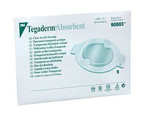 3M 90803 | Tegaderm Clear Absorbent Acrylic Dressing | 5-5/8" x 6-1/4" | 1 Item