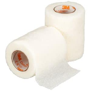 3M 1583W | Coban Self-Adhesive Wrap | 4" x 5 Yards | White | 1 Roll