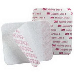 3M 2958 | Medipore Dress-It Pre-Cut Dressing Cover | Rectangle 7/7/8" x 11" | Box of 25