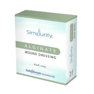 SNS50712 | Safe-n-Simple Alginate Rope Dressings | 1" x 12" | Bag of 30