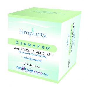 SafeNSimple 57220 | DermaPro Waterproof Plastic Tape | IG | USA