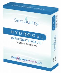 Safe-n-Simple 58820 | HydroGel Impregnated Gauze | 4" x 5" | Box of 10 Safe-n-Simple 58820 | HydroGel Impregnated Gauze | 4" x 5" | Box of 10