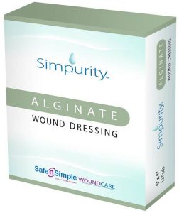 Safe-n-Simple Alginate Wound Dressings | 4" x 5" | SNS50720 | Box of 10