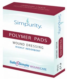 SNS59080 | Safe-n-Simple High Absorbent Polymer Pad | 8" x 10" | Box of 10