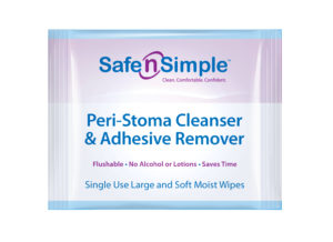 SafeNSimple 00505 | Peri-Stoma Wipes & Adhesive Removers | IG | USA