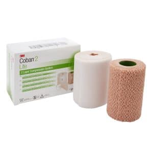 3M 2794N | Coban 2 Lite 2-Layer Compression Bandage System | 1 Kit