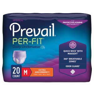 Prevail Per-Fit Protective Underwear for Women | Medium 34" to 46" | FQ PFW-512 | 1 Bag of 20