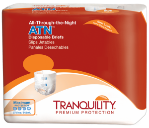 Tranquility ATN (All-Through-The-Night) Disposable Brief | 2187 | X-Large 56-64" | Pack of 12
