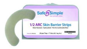 Safe-n-Simple Skin Barrier Arcs | 1" | Half Circle | SNS22222 | Box of 30