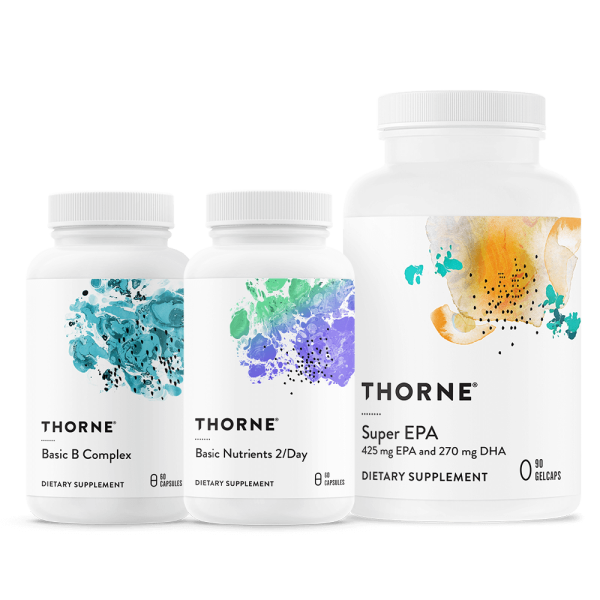 Thorne Basics Bundle | Fish Oil & Omegas and Multivitamins | BUN031