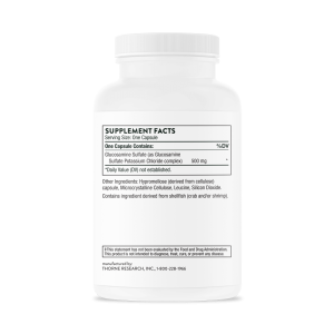 Thorne Glucosamine Sulfate Supplement Facts