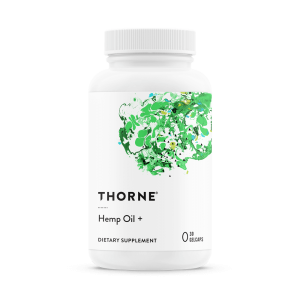 Thorne Hemp Oil + | Gut Health, Stress | SP601 | 30 Gelcaps