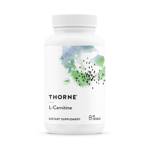 Thorne L-Carnitine | Amino Acids, Cognition & Focus, Heart & Vessels, Men's Health | SA502 | 60 Capsules