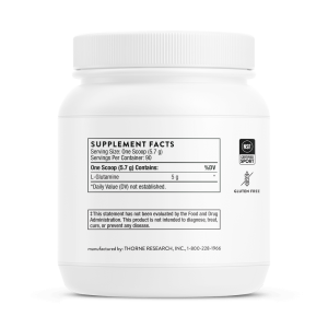 Thorne L-Glutamine Powder Supplement Facts